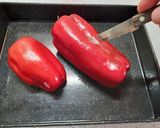 Foto del paso 3 de la receta: Pimientos morrones al horno 🔥 🤩 | Paso a paso | Receta fácil ✅