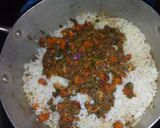 A picture of step 3 of Hawaiian Rice.