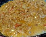 A picture of step 2 of Soya keema.