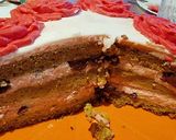 Meggyes virág torta recept fázis 10 fotója
