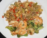 Foto del paso 3 de la receta: Camarones salteados con brócoli y salsa de ostra