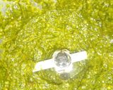 A picture of step 1 of Dhaniya and Kachi keri ki Chutney.