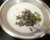 A picture of step 2 of Polka dots cheela.