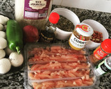 Foto del paso 1 de la receta: Fideos chinos de arroz con pollo y verduras