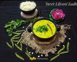 A picture of step 8 of Fresh Tuver Lilva Ni Kadhi (Pigeon Peas Kadhi).