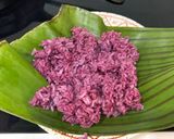 Hình bước làm 5 của món Xôi Lá Cẩm Sầu Riêng
