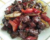 Foto langkah ke 6 dari resep Sapi Lada Hitam.