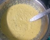 A picture of step 3 of Rava instant dhokla.