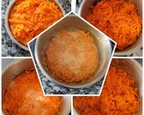 A picture of step 1 of Carrot burfi.