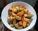 Foto langkah ke 5 dari resep Sambalado Kentang dan Terong.