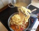 Spaghettoni με κόκκινη σάλτσα τόνου φωτογραφία βήματος 7