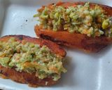 Foto del paso 5 de la receta: Batata/camote/boniato relleno de salteado de vegetales🍠🥦🧅🌶️