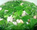 Hình bước làm 2 của món Canh mồng tơi mướp nấu tôm thịt