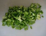 A picture of step 3 of Singaporean rice.