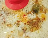 A picture of step 6 of Chicken Dum Biryani.