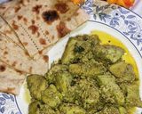 A picture of step 5 of Green Boneless Chicken Karahi 😋or Chicken Hara Masala 😋.