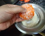 A picture of step 7 of Instant coconut stuffed dryfruits bread peda.