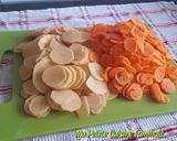 Une image de l'étape 1 de Cake invisible carottes, pommes de terre.
