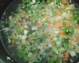 A picture of step 2 of हॉट एंड सौर वेजिटेबल सूप Hot & Sour Vegetable Soup.
