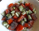 Foto del paso 2 de la receta Ensalada de hortalizas con semillas de chía y Tzatziki