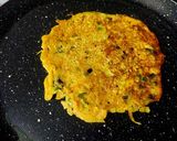A picture of step 4 of Besan Sooji Nutri Roastie /Chilla.