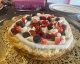 Une image de l'étape 11 de Layer cake aux fruits rouges.