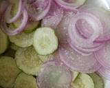 Creamy cucumber onion salad recipe step 2 photo