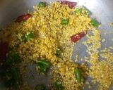 A picture of step 1 of Jowar Rava Pongal.