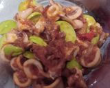 Foto langkah ke 4 dari resep Oseng Cumi Pete Pedas.