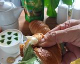 Foto langkah ke 14 dari resep Salt Bread Creamy Matcha.
