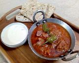 A picture of step 5 of Mutton Karahi.