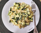 Foto del paso 6 de la receta: Spaghetti cremoso con calabacín y queso de trufa