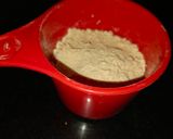 A picture of step 1 of Sattu Sharbat (Sattu Drink).