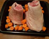 A picture of step 2 of Grilled Pork Shank.