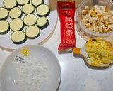 蝦漿兩吃.吐司＆櫛瓜(在冰箱裡謎食#23)的食譜步驟1照片
