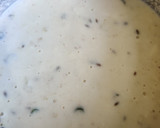 A picture of step 3 of Rava dosa/Semolina dosa.