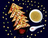 A picture of step 7 of Bread Pizza.