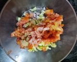 मसाला पापड़ (Masala papad recipe in Hindi) रेसिपी चरण 2 फोटो