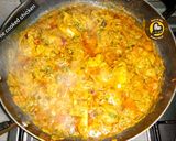 A picture of step 5 of Delhi's layered chicken Dum Biryani.