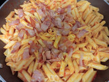 Macarrones con bacon