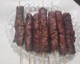 A picture of step 5 of Seekh Kebabs.