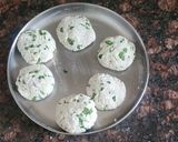 A picture of step 3 of Paneer makhana tikkis.