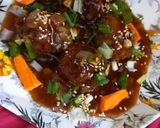 A picture of step 9 of Cabbage Manchurian Plate.