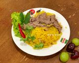 Hình bước làm 3 của món Mì Chũ Xào Bò