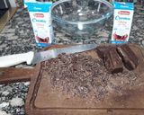 Foto del paso 5 de la receta: Tarta de vainilla, mermelada y ganache de chocolate
