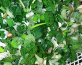 A picture of step 1 of Spring onion fritters.