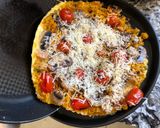 Foto del paso 8 de la receta Frittata de arroz con atún y champiñones
