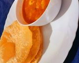 A picture of step 16 of Poori With Aloo Tamatar Sabzi.