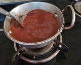 A picture of step 4 of Hot Chocolate Sauce.