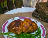 Gambar langkah 3 resipi Ayam goreng kari pedas.